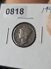 1941-Mercury Head Silver Dime in Average Circulated Actual Coin Pictured