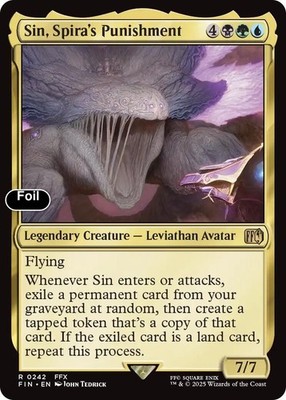 Sin, Spira's Punishment [FINAL FANTASY] NM Foil - Magic