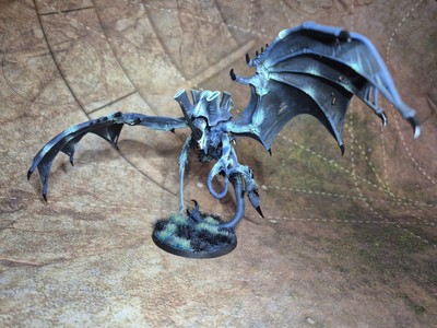 Warhammer 40k - Tyranids - Winged Hive Tyrant (painted)