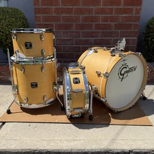 Gretsch Catalina Club Jazz Maple Natural Shell Pack 12 14 18 & Snare Remo