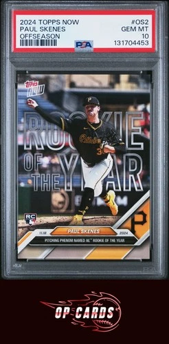 Paul Skenes 2024 Topps Now Offseason #OS2 PSA 10 , Free Shipping