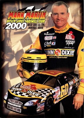 Nascar Mark Martin No. 60 Team Winn Dixie Busch Series 2000