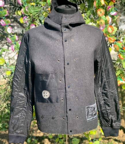Rare Stone Island Ice Inside Attachable Double Jacket Puffer Size L 52 54 3 Hood - Picture 1 of 23