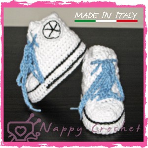 converse neonato uncinetto tutorial