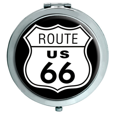 Route 66 Compact Mirror