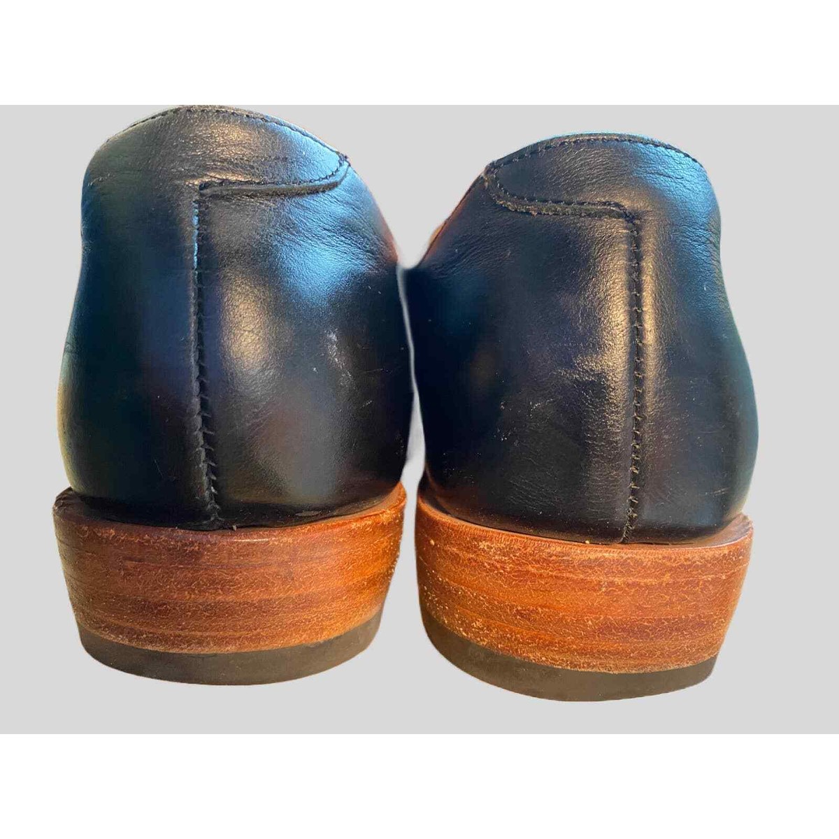2120 LA | MX Black Leather Derby Lace up Mens Size 8 - 26  display picture 2