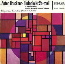 BRUCKNER Symphony 2 KONWITSCHNY Berlin RSO Eterna 820528 2LP GG3 Green/Petrol