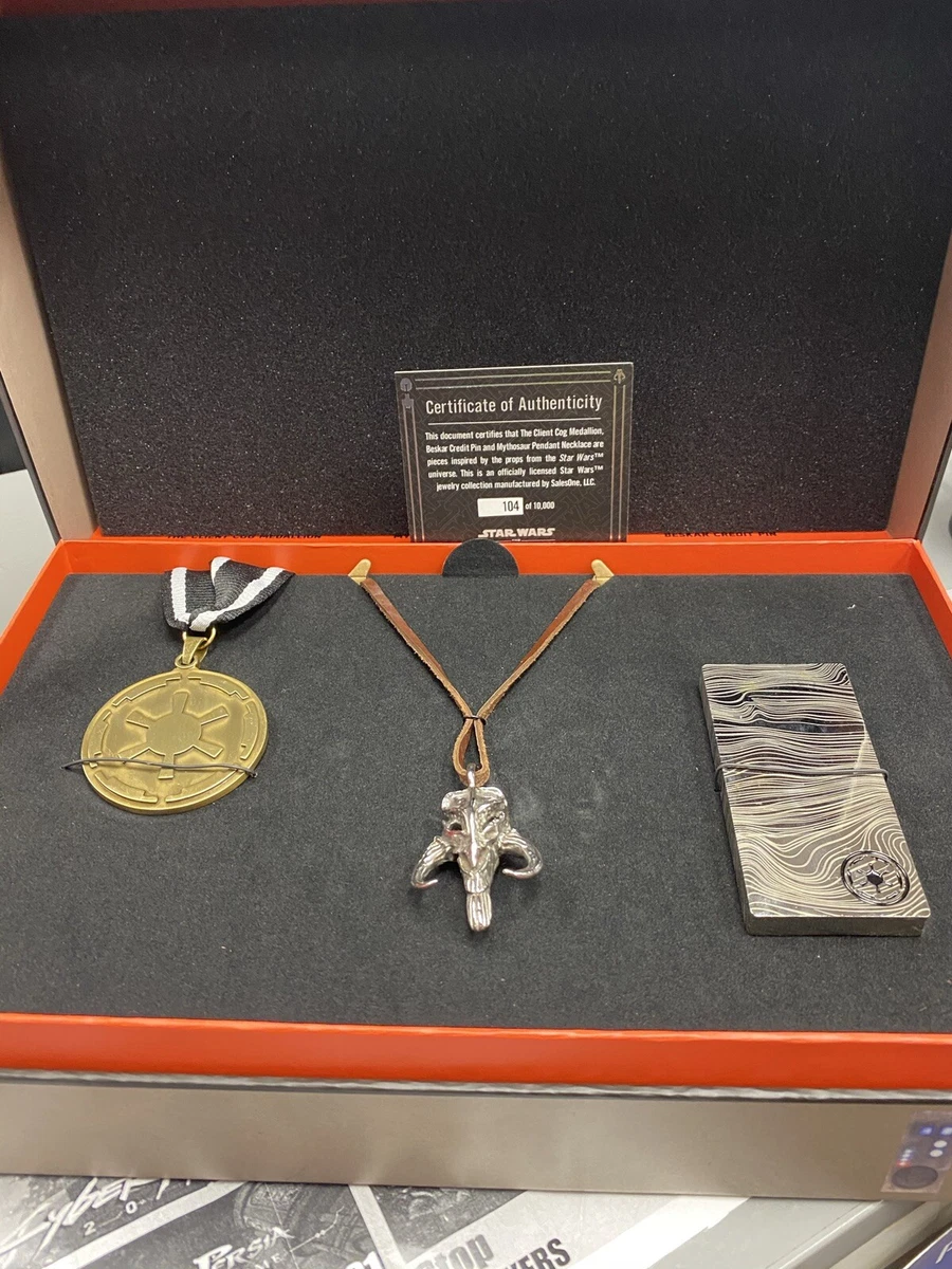 GameStop Exclusive Star Wars The Mandalorian Jewelry Set LE 104 10 000 RARE
