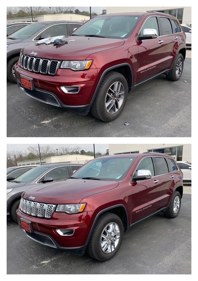 (1) Un revestimiento de rueda cromado para Jeep Grand Cherokee 8918-PC 17-18 Foto 4 de 4