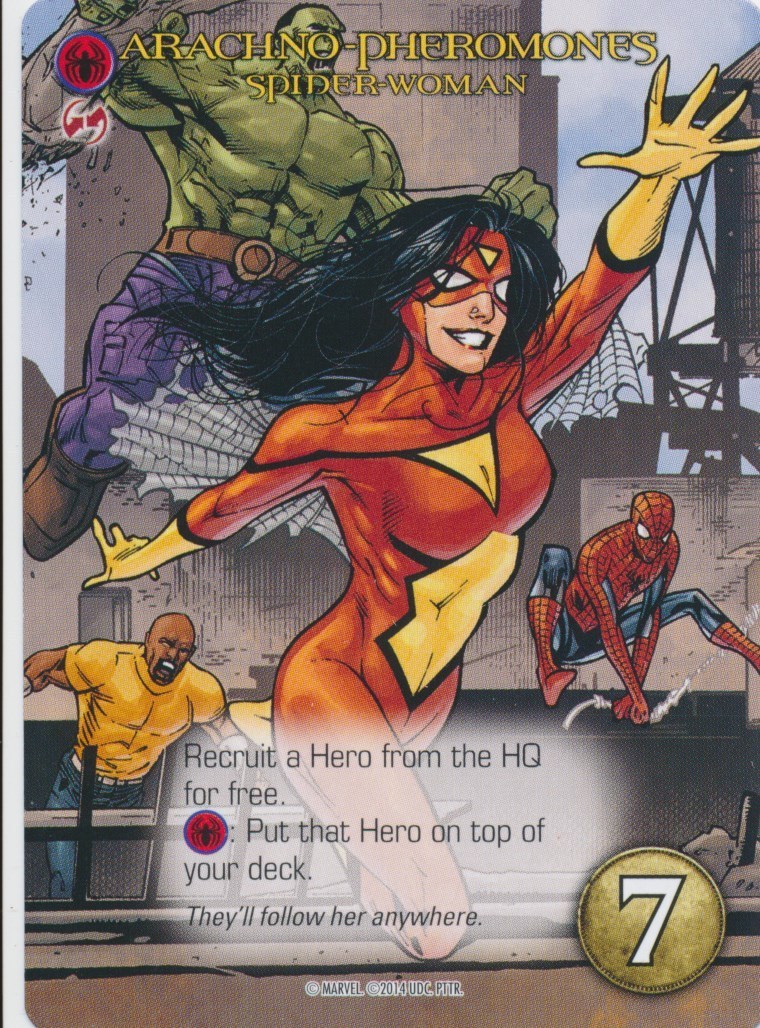 SPIDER-WOMAN Upper Deck Marvel Legendary SP ARCHNO-PHEROMONES | eBay
