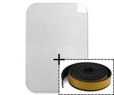 Sichtscheibe für Caminos Prestige 3.0 Kaminofen Ersatzteil Kaminscheibe