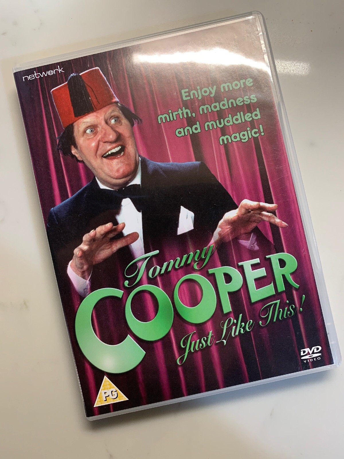TOMMY COOPER - JUST LIKE THIS ! DVD Comedy Show RARE UK NETWORK RELEASE
