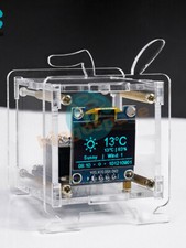 ESP8266 DIY Electronic OLED Display Mini Clock Kit With Shell Soldering Project
