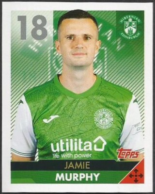 Topps 2021-22 Cinch SPL - #118 - Hibernian - Jamie Murphy