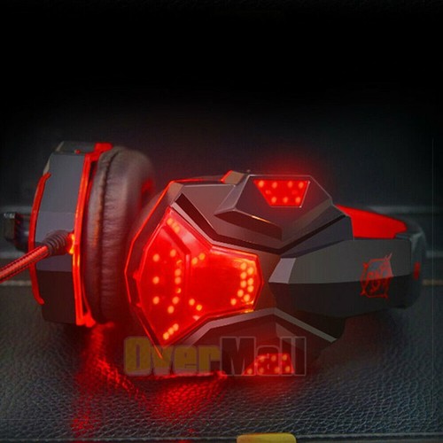 LED Stereo Surround Gaming Headset Adjustable Mic Headphone for PS4/PS5/Xbox One - Picture 28 of 67