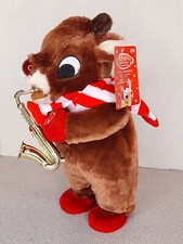 DanDee ANIMATED Musical DANCING RUDOLPH RED NOSED REINDEER SAXOPHONE