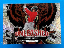 Robert Hassell 2023 Panini Donruss Unleashed Rapture #U17 Washington Nationals