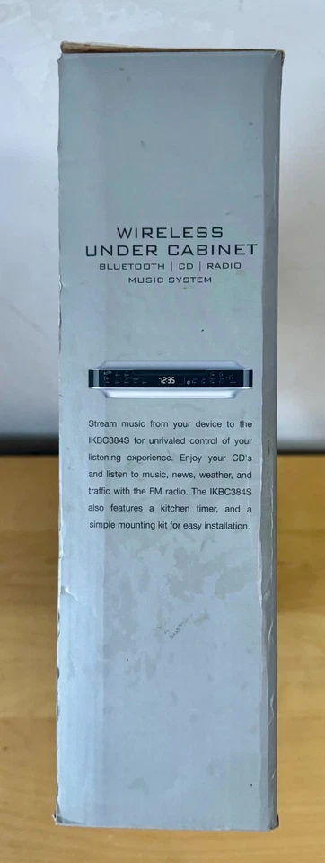iLive IKBC384S Wireless Under Cabinet Bluetooth CD Player Radio System New Open - Image 2 of 4