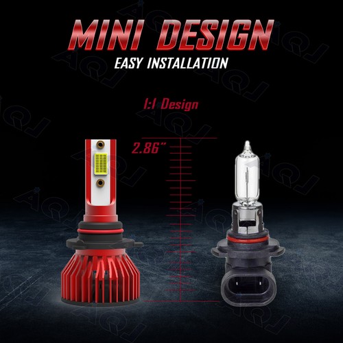 For Toyota C-HR/CHR/CH-R 2018 2019 6000K LED Headlight Bulbs Kit High Low Beam - Picture 3 of 10