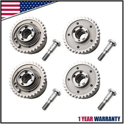 4pcs VVT Camshaft Phaser For Dodge Chrysler Jeep Ram 3.6L V6 5184370AH 5184369AH
