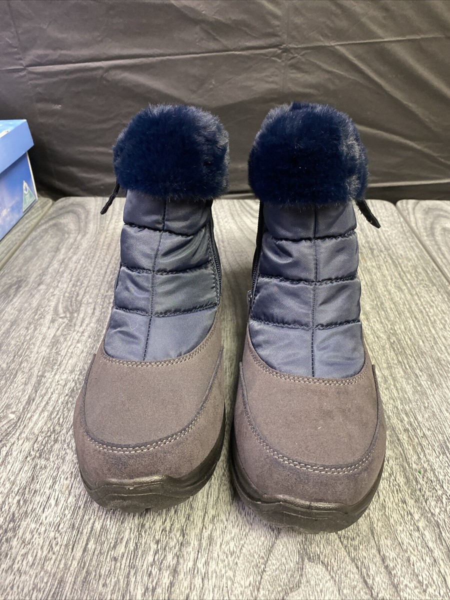 Easy Street Easy Dry Waterproof Snow Boots. Size 9.5 | eBay