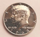 Very Nice 1968 D Kennedy Half Dollar 40% Vintage Silver Brilliant Free SHI KS567