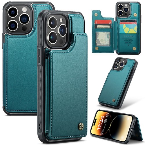 Caseme Leather Wallet Phone Case for iPhone 11 12 13 14 15 Samsung S22 S23 S24 - 第 20/30 張圖片