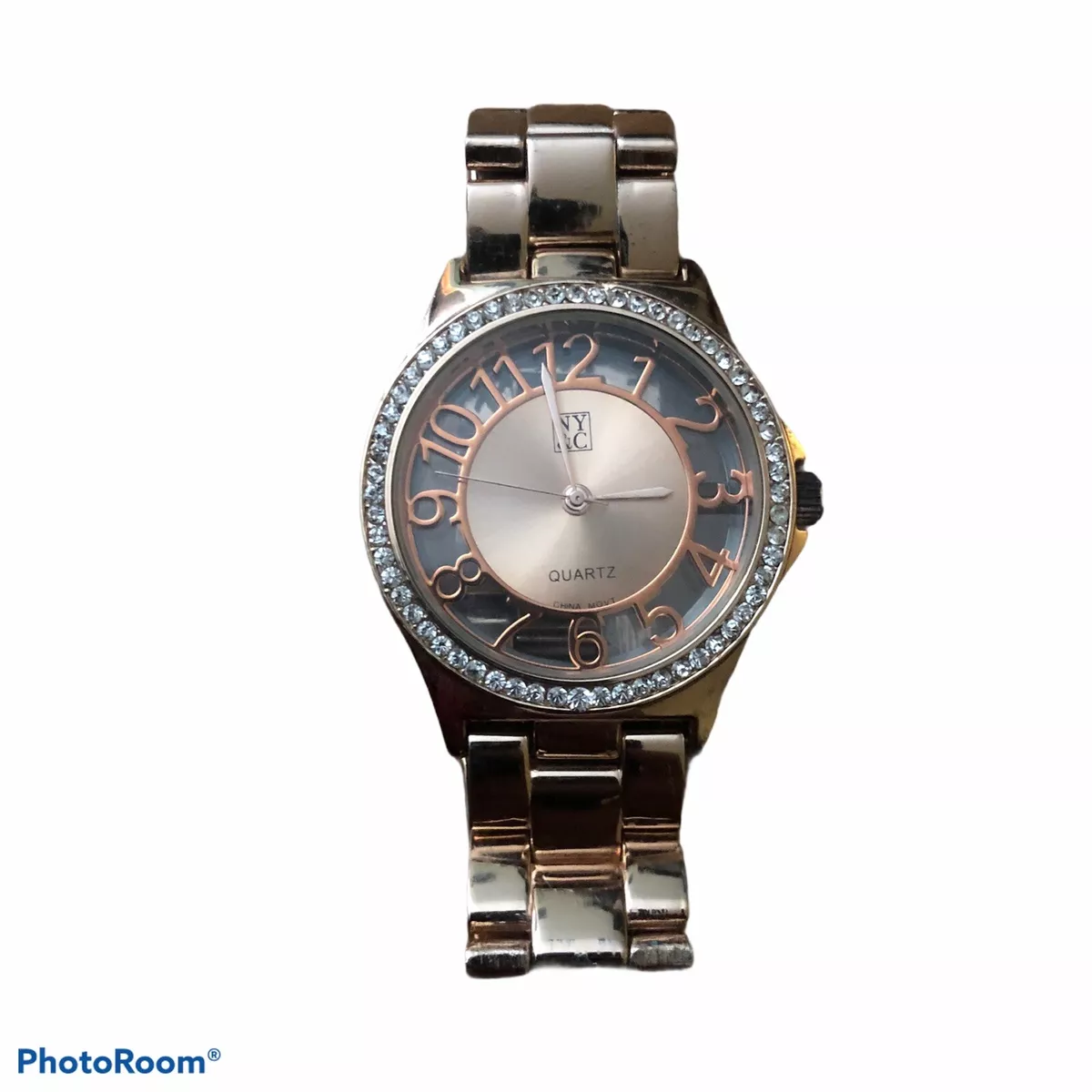 Women's gold watch large face new arrivals
