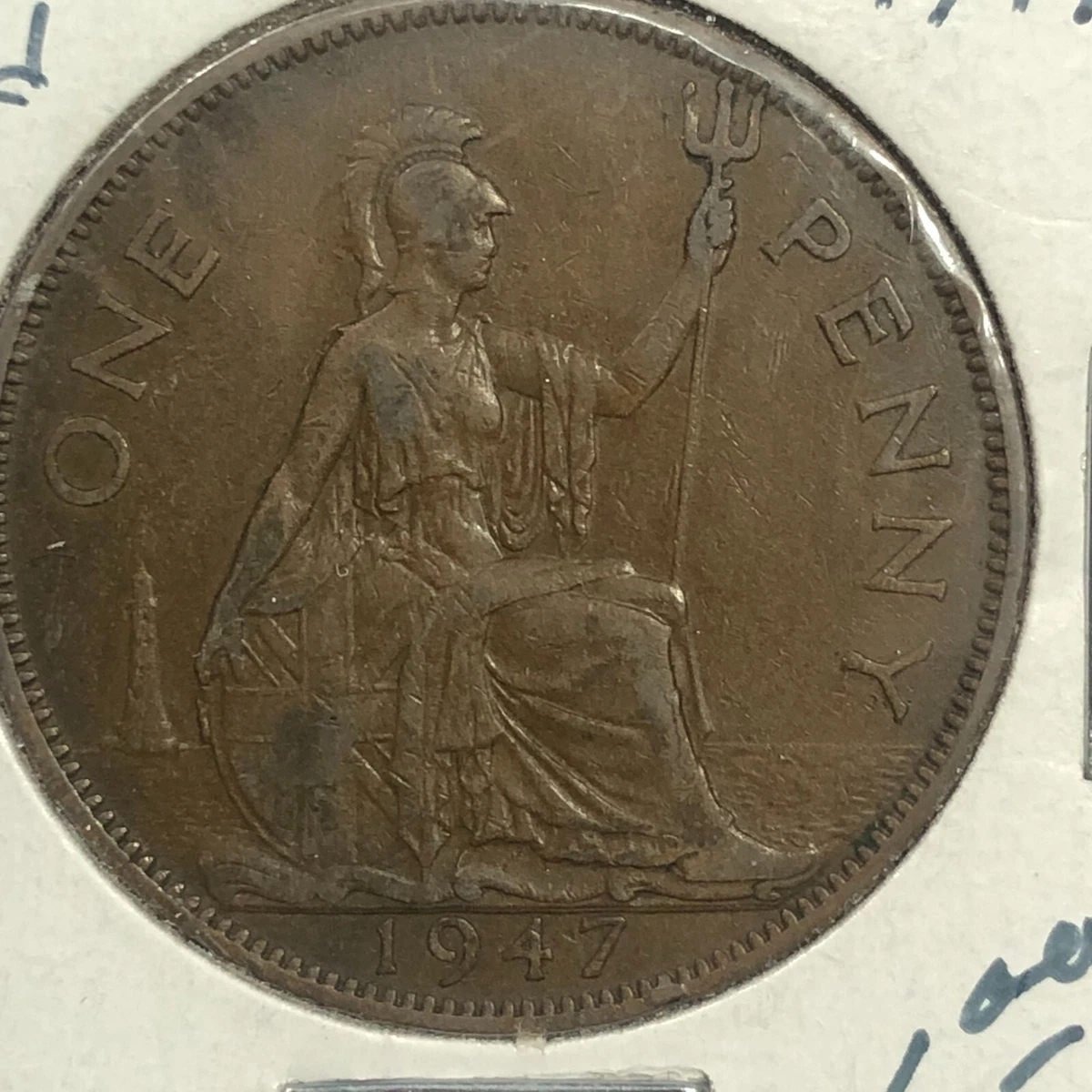 Circulated 1947 Year UK Pennies for sale | eBay