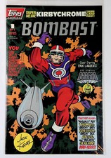 Bombast 1 Jack Kirby Topps Comics Polybagged with Trading Card 