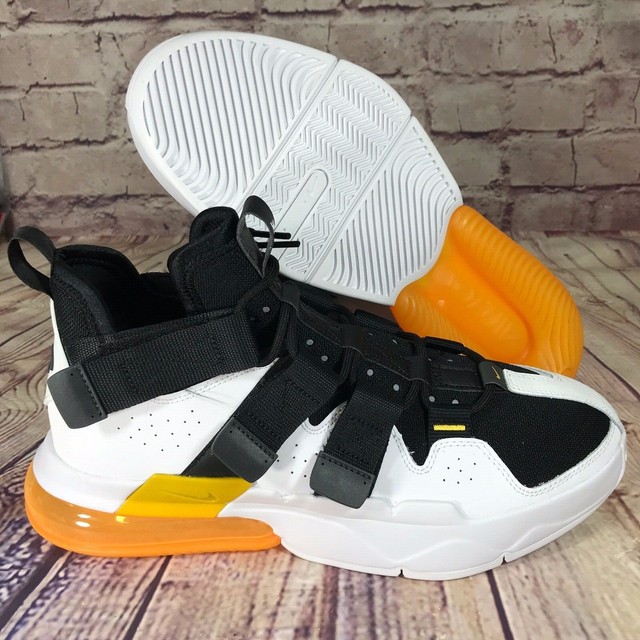 NIKE Air Edge 270 White/Black/Orange Basketball Shoe AQ8764-001 Sz 10.5 | eBay