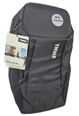 THULE Accent Backpack 20L Black Safe Zone laptop luggage NWT