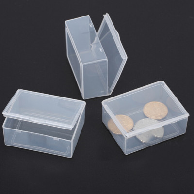 5x Clear Transparent Plastic Storage Box Collection Container Case Part Box $r