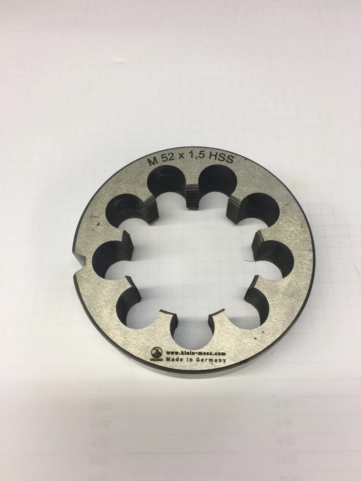 VULKAN STUTTGART Schneideisen rund M52x1,5 HSS 80.26694