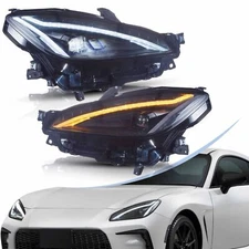 Projector Headlights for TOYOTA GR86/Subaru BRZ 2022-2024 W/Sequential Lamps