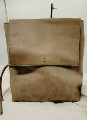 Raven Lily Leather Addis Backpack Handbag Carryall Feather  display picture 3