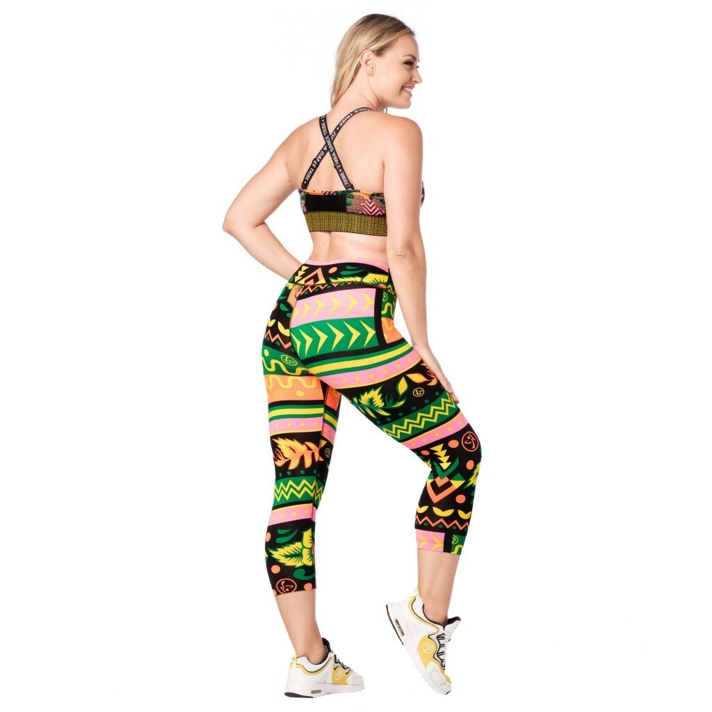 【国内即納 XS】Zumba Dance Tribe Perfect Ankle Leggings Zumba Beach Party High Waisted Ankle Leggings – Zumba Wear