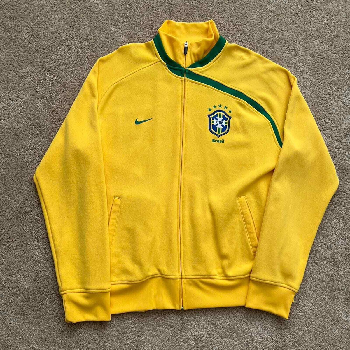 ウェア Brazil Nike 2002/2004 zip sweat 00s Vintage nike brazil soccer jacket | eBay