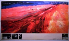DIRTY THREE What You Love, You Are 2000 Touch & Go Records 21 X 12" Promo Poster
