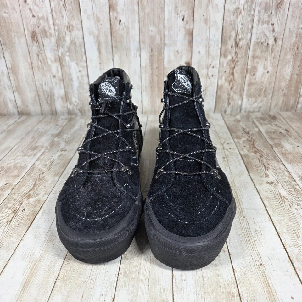 Vans SK8-Hi MTE Zapatos de Skate Parte Superior Alta Gamuza Cordones Negros para Hombres 8.5 Para mujeres 8.5 Foto 4 de 4
