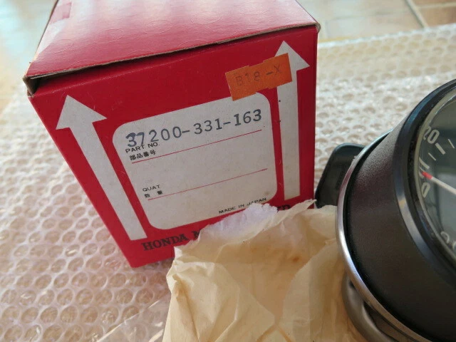 HONDA SL125 CB125S CL125S XL125 СПИДОМЕТР КМ/Ч 37200-331-163 ПОДЛИННЫЙ НОВЫЙ ИЗ СТАРЫХ ЗАПАСОВ JP - Изображение 2 из 4