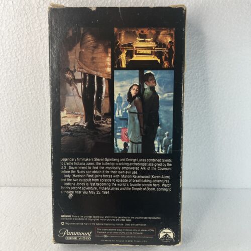 Raiders of the Lost Ark VHS 1981 Coming Soon Early Copy Promo - Picture 2 of 10