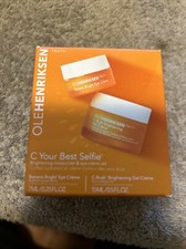 OLE HENRIKSEN C Your Best Selfie Brightening Moisturizer  Eye Creme Set New 