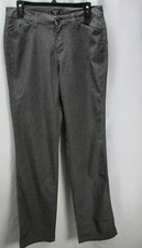 Riders By Lee Women  s Casual Flat Front Tummy Control Pants Size 8 Long 8L NWT