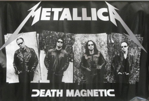 Metallica: 60cm X 92cm (approximately) Death Magnetic Poster (of the band)