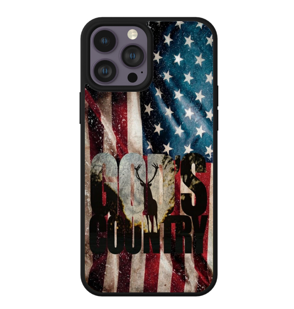 Gods Country Weathered American Flag Phone Case for iPhone Durable Gods Country Weathered American Flag Phone Case for iPhone Durable