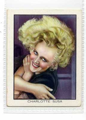 (Jb8663-100) FLEDERMAUS, WELTBERÜHMTE KINOKÜNSTLER, CHARLOTTE SUSA,1933#23