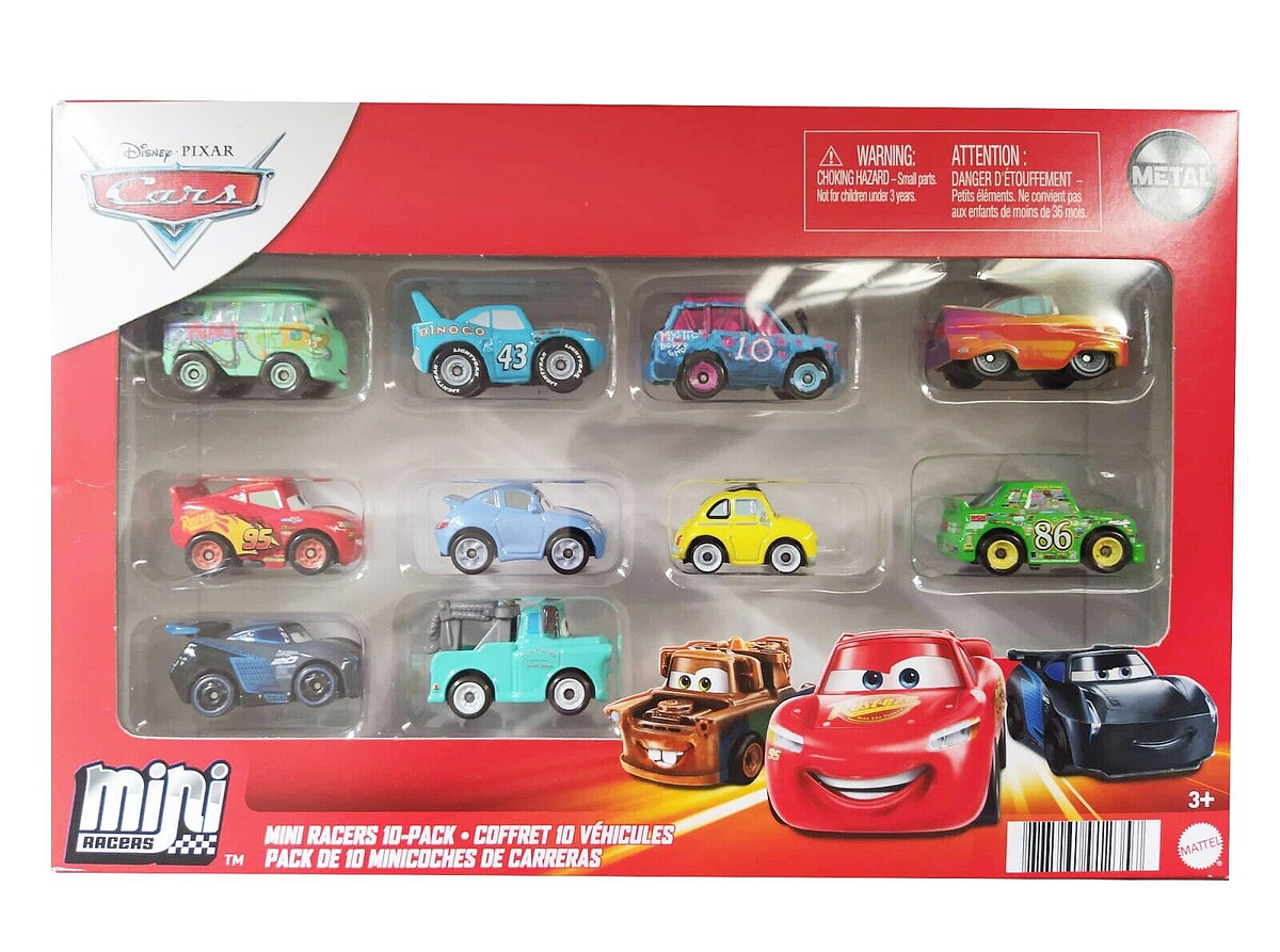 Carsシリーズ ミニカー 10台セット Disney Pixar Cars Mini Racers 10-Pack Gift Set Brand new AU Seller