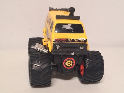 Vintage 1988 Tomy Rip Rock'n Rollers Monster Truck Worm Yellow Toy