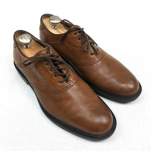 Brown Tabor Saddle Oxfords Calfskin 